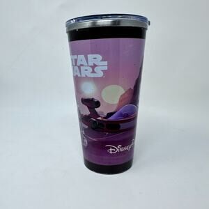 Disney Parks Star Wars Exclusive Travel Mug Luke Skywalker C-3PO R2-D2 Tatooine